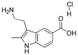 3-(2-AMINOETHYL)-2-METHYLINDOLE-5-CARBOXYLIC ACID HYDROCHLORIDE Struktur