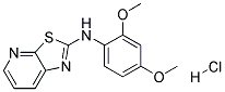 N-(2,4-DIMETHOXYPHENYL)[1,3]THIAZOLO[5,4-B]PYRIDIN-2-AMINE HYDROCHLORIDE Struktur