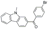 (4-BROMO-PHENYL)-(9-METHYL-9H-CARBAZOL-2-YL)-METHANONE Struktur