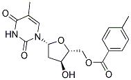 5'-O-(4-METHYLBENZOYL)-THYMIDINE Struktur