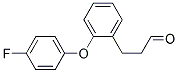 3-[2-(4-FLUORO-PHENOXY)-PHENYL]-PROPIONALDEHYDE Struktur