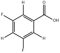 3,5-DIFLUOROBENZOIC-D3 ACID Struktur