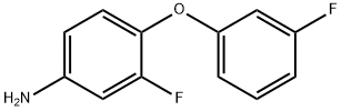 3-FLUORO-4-(3-FLUOROPHENOXY)ANILINE Struktur