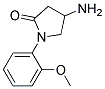 4-AMINO-1-(2-METHOXY-PHENYL)-PYRROLIDIN-2-ONE Struktur