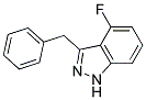 3-BENZYL-4-FLUORO-1H-INDAZOLE Struktur