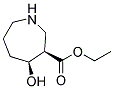 (3R, 4S)-4-HYDROXYAZEPANE-3-CARBOXYLIC ACID ETHYL ESTER Struktur