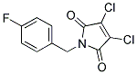 3,4-DICHLORO-1-(4-FLUOROBENZYL)-1H-PYRROLE-2,5-DIONE Struktur