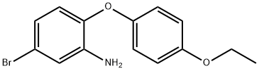 5-BROMO-2-(4-ETHOXYPHENOXY)ANILINE Struktur