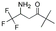 5-AMINO-6,6,6-TRIFLUORO-2,2-DIMETHYL-HEXAN-3-ONE Struktur