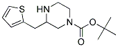 3-THIOPHEN-2-YLMETHYL-PIPERAZINE-1-CARBOXYLIC ACID TERT-BUTYL ESTER Struktur