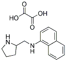 N-(PYRROLIDIN-2-YLMETHYL)NAPHTHALEN-1-AMINE OXALATE Struktur