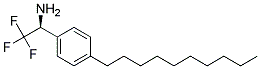 (S)-1-(4-DECYL-PHENYL)-2,2,2-TRIFLUORO-ETHYLAMINE Struktur