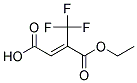 (Z)-2-TRIFLUOROMETHYL-BUT-2-ENEDIOIC ACID 1-ETHYL ESTER Struktur