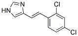 4-[2-(2,4-DICHLORO-PHENYL)-VINYL]-1H-IMIDAZOLE Struktur