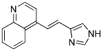 4-[2-(1H-IMIDAZOL-4-YL)-VINYL]-QUINOLINE Struktur