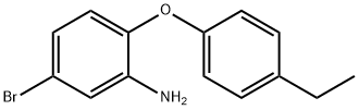 5-BROMO-2-(4-ETHYLPHENOXY)ANILINE Struktur