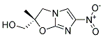 (S)-(2-METHYL-6-NITRO-2,3-DIHYDRO-IMIDAZO[2,1-B]OXAZOL-2-YL)-METHANOL Struktur