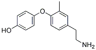 4-[4-(2-AMINO-ETHYL)-2-METHYL-PHENOXY]-PHENOL Struktur