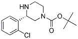 (S)-3-(2-CHLORO-PHENYL)-PIPERAZINE-1-CARBOXYLIC ACID TERT-BUTYL ESTER Struktur