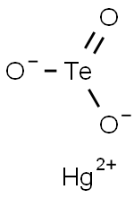 MERCURIC TELLURITE Struktur