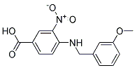 4-(3-METHOXY-BENZYLAMINO)-3-NITRO-BENZOIC ACID Struktur