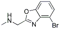 (4-BROMOBENZO[D]OXAZOL-2-YL)-N-METHYLMETHANAMINE Struktur