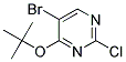 5-BROMO-4-TERT-BUTOXY-2-CHLOROPYRIMIDINE Struktur