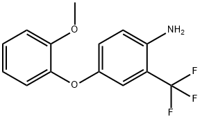 4-(2-METHOXYPHENOXY)-2-(TRIFLUOROMETHYL)ANILINE Struktur