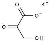 3-HYDROXY-2-OXOPROPIONIC ACID POTASSIUM SALT Struktur