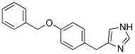 4-(4-BENZYLOXY-BENZYL)-1H-IMIDAZOLE Struktur