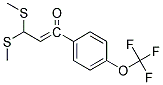 3,3-BIS-METHYLSULFANYL-1-(4-TRIFLUOROMETHOXY-PHENYL)-PROPENONE Struktur