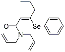 (Z)-3-PHENYLSELENYL-HEX-2-ENOIC ACID DIALLYLAMIDE Struktur