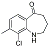 9-CHLORO-8-METHYL-1,2,3,4-TETRAHYDRO-BENZO[B]AZEPIN-5-ONE Struktur