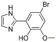 4-BROMO-2-(1H-IMIDAZOL-2-YL)-6-METHOXY-PHENOL Struktur