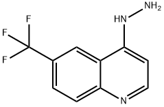 (6-TRIFLUOROMETHYL-QUINOLIN-4-YL)-HYDRAZINE Struktur