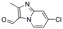 7-CHLORO-2-METHYL-IMIDAZO[1,2-A]PYRIDINE-3-CARBALDEHYDE Struktur