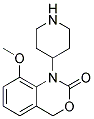 8-METHOXY-1-PIPERIDIN-4-YL-1,4-DIHYDRO-BENZO[D][1,3]OXAZIN-2-ONE Struktur