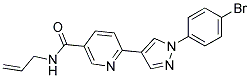 N-ALLYL-6-[1-(4-BROMOPHENYL)-1H-PYRAZOL-4-YL]NICOTINAMIDE Struktur