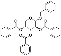 BENZYL-2,3,4-TRI-O-BENZOYL-ALPHA-D-ARABINOPYRANOSIDE Struktur