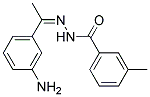 3-METHYL-BENZOIC ACID [1-(3-AMINO-PHENYL)-ETHYLIDENE]-HYDRAZIDE Struktur