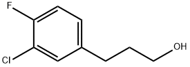 3-(3-CHLORO-4-FLUORO-PHENYL)-PROPAN-1-OL Struktur