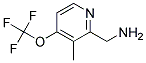 C-(3-METHYL-4-TRIFLUOROMETHOXY-PYRIDIN-2-YL)-METHYLAMINE Struktur