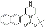 (R)-2-NAPHTHALEN-2-YL-PIPERAZINE-1-CARBOXYLIC ACID TERT-BUTYL ESTER Struktur