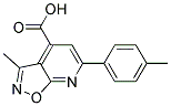 3-METHYL-6-(4-METHYLPHENYL)ISOXAZOLO[5,4-B]PYRIDINE-4-CARBOXYLIC ACID Struktur