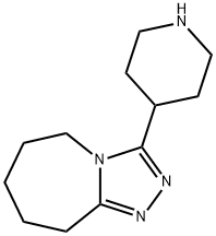 3-PIPERIDIN-4-YL-6,7,8,9-TETRAHYDRO-5H-[1,2,4]TRIAZOLO[4,3-A]AZEPINE Struktur