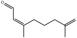 (Z)-3,7-DIMETHYL-OCTA-2,7-DIENAL Struktur