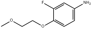 3-FLUORO-4-(2-METHOXYETHOXY)ANILINE Struktur