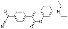 4-(7-DIETHYLAMINOCOUMARIN-3-YL)BENZOYL CYANIDE Struktur