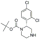 (R)-2-(2,4-DICHLORO-PHENYL)-PIPERAZINE-1-CARBOXYLIC ACID TERT-BUTYL ESTER Struktur