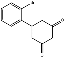 5-(2-BROMOPHENYL)CYCLOHEXANE-1,3-DIONE Struktur